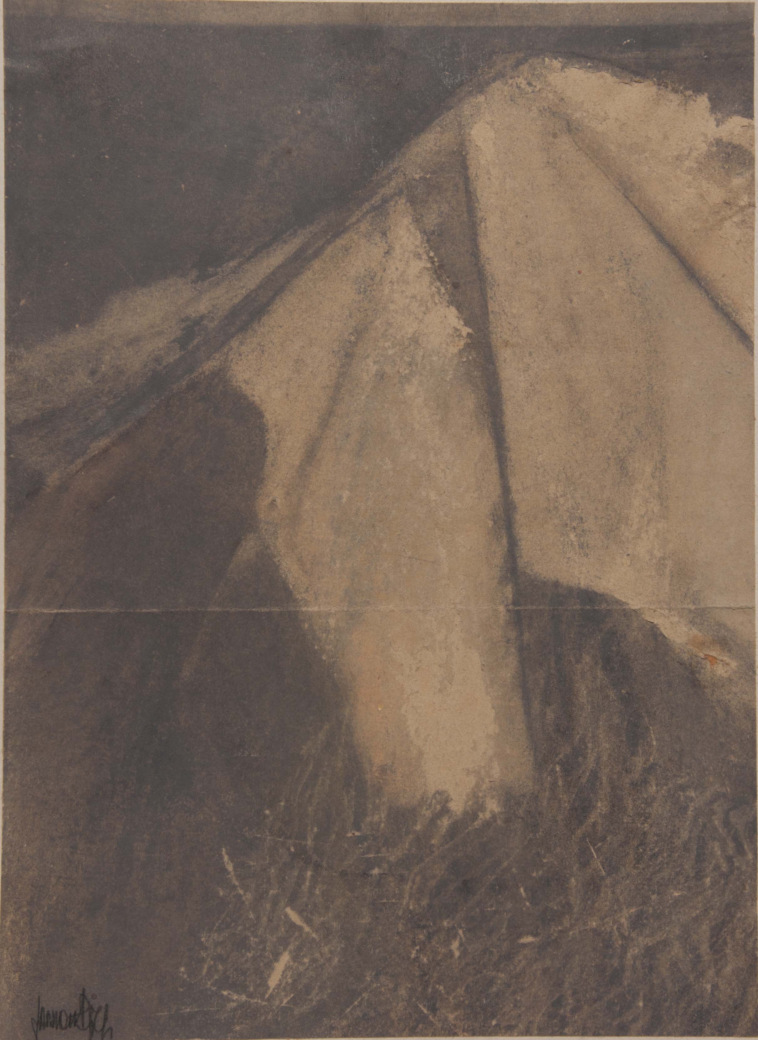 Tobbio 1974 (pastello su carta) di Pietro Jannon 06_09 _2013 09 bis